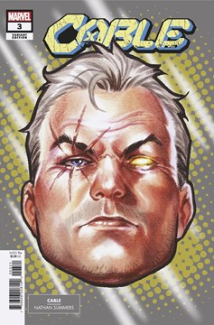 Cable #3 Mark Brooks Headshot Variant (Fall of the House of X)