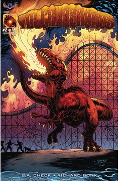 Volcanosaurus #2 V-Rex Homage Cover