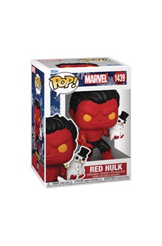 Marvel Holiday Red Hulk with Snowman Funko Pop! Vinyl Figure #1439