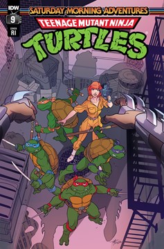 Teenage Mutant Ninja Turtles Saturday Morning Adventures Continued! #9 Cover Levins 1 for 10 Incentive