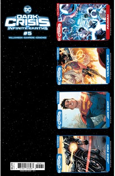 Dark Crisis On Infinite Earths #5 Cover G Perforation Trading Card 1 of 2 Card Stock Variant (Of 7)