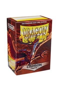 Dragon Shield Sleeves: Matte Crimson (Box of 100)