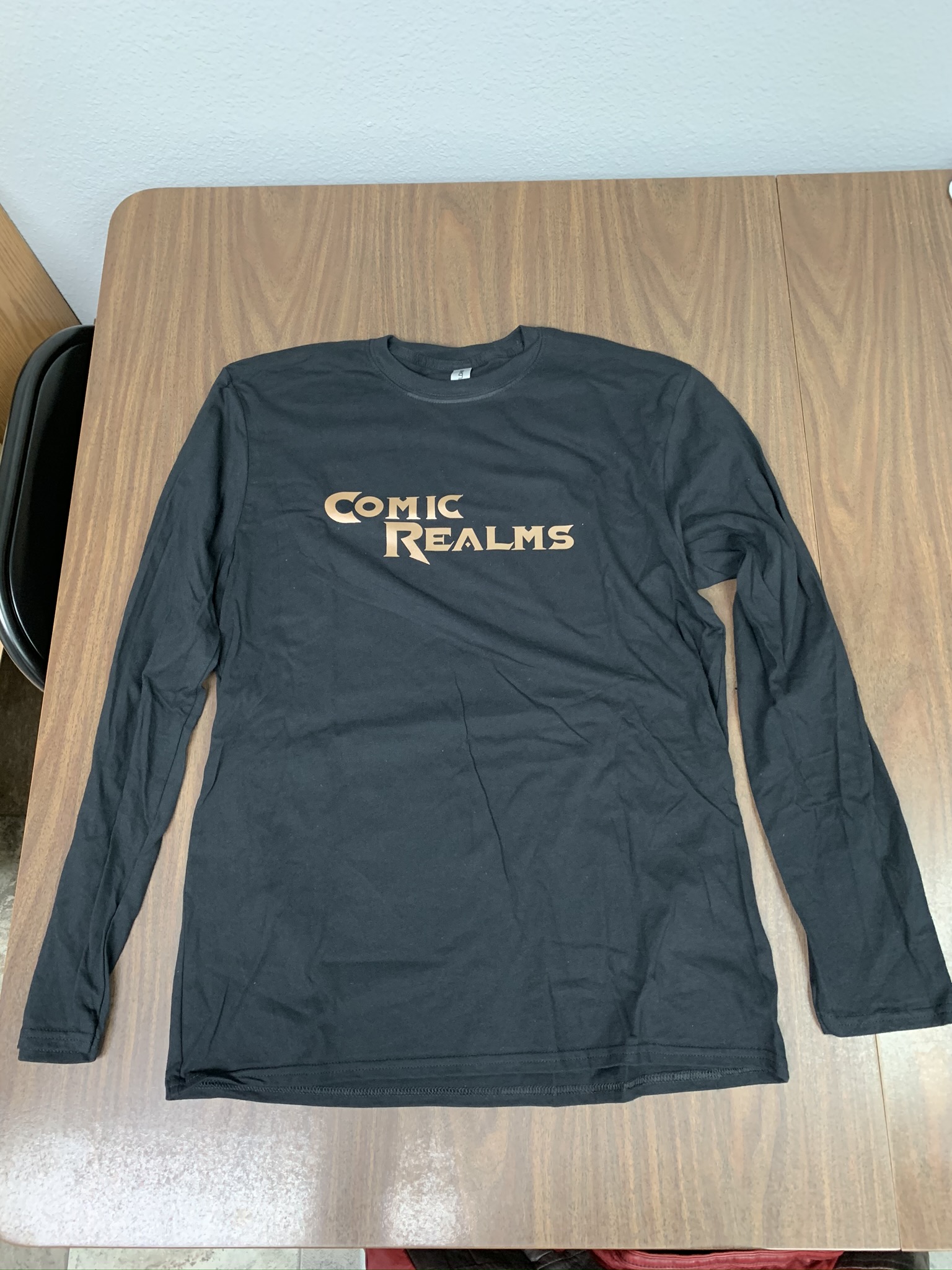 Comic Realms Long Sleeve 2Xl Black/Copper