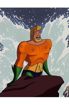 Leann Hill Art - Aquaman (Large)