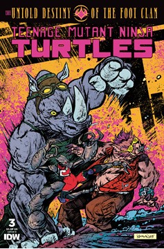 Teenage Mutant Ninja Turtles: The Untold Destiny of the Foot Clan #3 Cover B Catalan