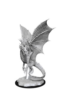 Dungeons And Dragons Minatures: Young Silver Dragon