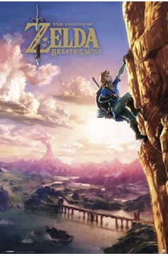 Zelda- Breath of the Wild Climbing Poster