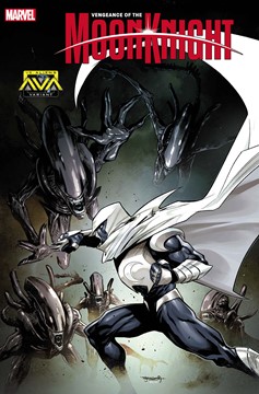 Vengeance of the Moon Knight #7 Stephen Segovia Marvel Vs. Alien Variant (Blood Hunt)