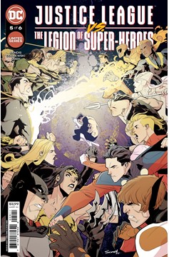 Justice League Vs The Legion of Super-Heroes #5 Cover A Scott Godlewski (Of 6)