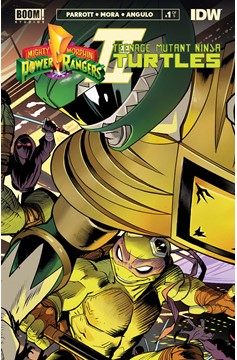 Mighty Morphin Power Rangers Teenage Mutant Ninja Turtles II #1 Cover D Connecting Variant 4 Mora (Of 5)