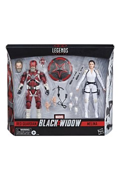 Black Widow Legends 6 Inch Red Guardian/melina 2 Pack Action Figure Case