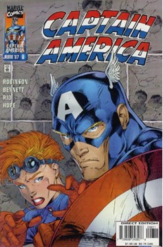 Captain America #8 [Direct Edition]-Very Fine 