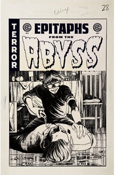 EC Epitaphs from the Abyss #5 (Of 12) Cover D 1 for 20 Incentive Naomi Franq Black & White Artist Edition Variant