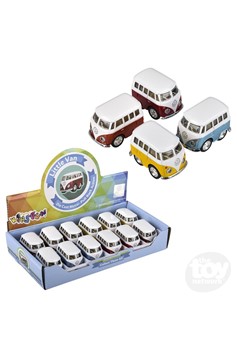 2" Die-Cast Pull Back Vw Mini Bus