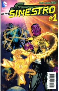 Green Lantern #23.40 Sinestro (2010) 3D Motion Variant Cover (2011)