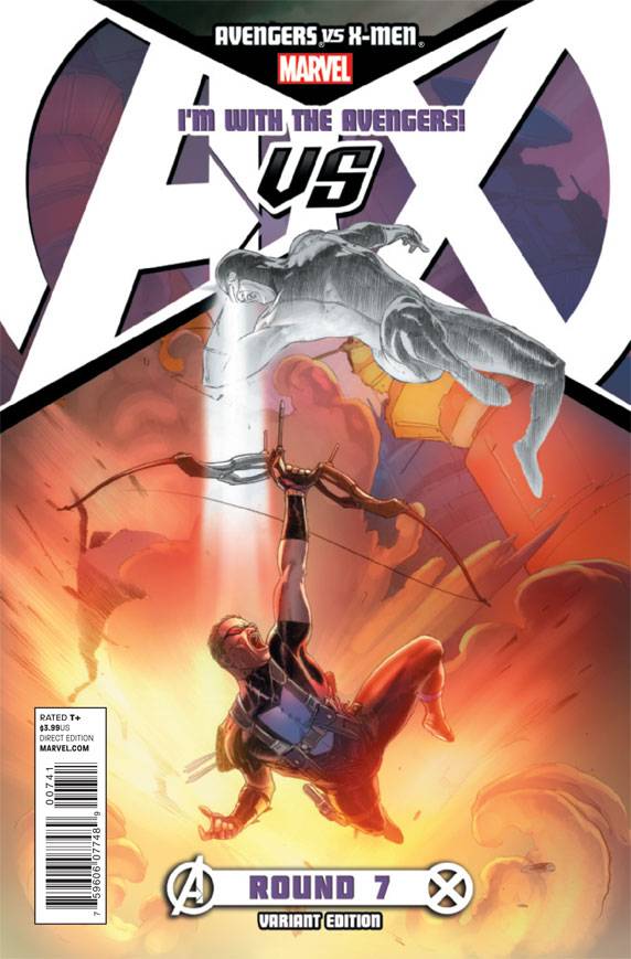 Avengers Vs. X-Men #7 (Avengers Team Variant) (2012)