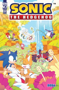 Sonic The Hedgehog Annual 2024 Cover Retailer Ata 1 for 10 Incentive Variant