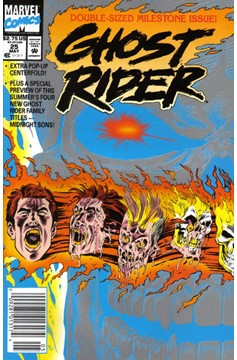 Ghost Rider #25 [Newsstand]-Fine (5.5 – 7)