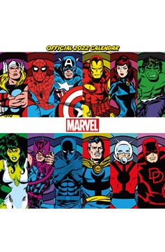 Marvel Retro Comic Book 2022 Calendar