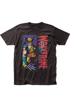 Marvel Heroes Wolverines Shredded T-Shirt Medium