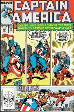 Captain America #355 [Direct]-Fine