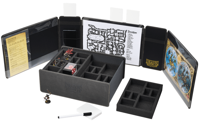 Dragon Shield Roleplaying: Game Master Companion Game Master Screen & Accessory Box - Iron Grey