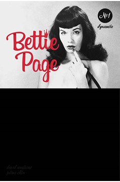 Bettie Page Unbound #1 Black Bag Photo Cover (Mature)