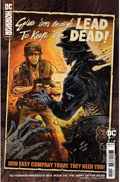 DC Horror Presents Sgt Rock Vs The Army of the Dead #2 Cover B Francesco Francavilla Card Sto (Of 6)