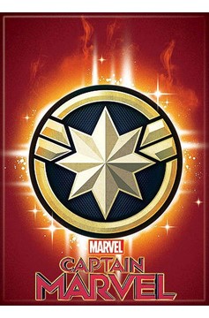 Captain Marvel Movie Logo Magnet