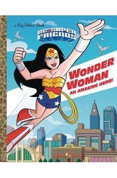DC Super Friends Wonder Woman Little Golden Book Hardcover
