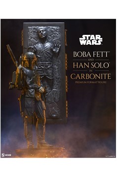 Boba Fett And Han Solo In Carbonite Premium Format