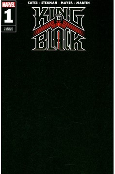 King In Black #1 Black Blank Variant (Of 5)