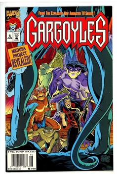 Gargoyles popular 1 1st Appearance Marvel NM Embroidered Newsstand Rare.