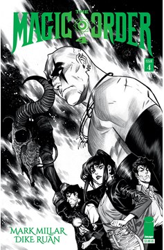 Magic Order 4 #4 Cover B Ruan Black & White (Mature) (Of 6)