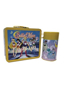 Tin Titans Sailor Moon Scout Lineup Px Lunchbox & Bev Cont