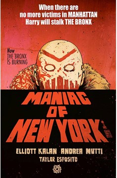 Maniac of New York Bronx Burning #4 Cover B Francavilla Variant
