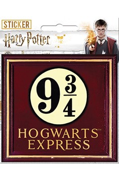 Harry Potter 9 3/4 Hogwarts Express Sticker