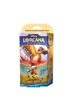 Disney Lorcana Tcg: Into The Inklands Starter Deck (Ruby & Sapphire)