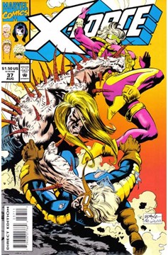 X-Force #37 [Direct Edition]-Very Fine (7.5 – 9)