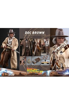 Doc Brown - Back To The Future Part III Sixth Scale Figure by Hot Toys