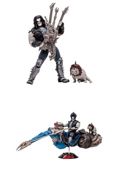 DC Multiverse Vehicles Lobo With Spacehog (Gold Label)