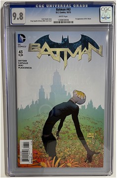 CGC 9.6 newest - Batman #4 The New 52 - Sktech Cover