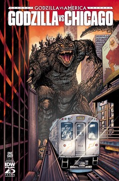 Godzilla Vs. America Chicago Cover B Seeley