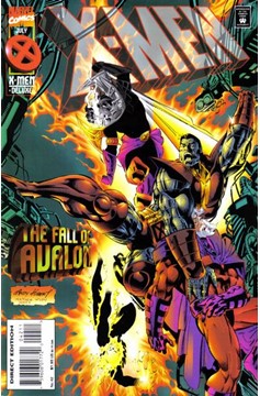 X-Men #42 [Direct Edition]-Fine (5.5 – 7) [Death of Rusty Collins]