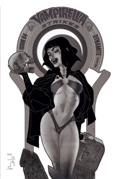 Vampirella Strikes #4 Cover O 7 Copy Last Call Incentive Caldwell Black & White