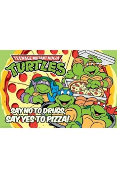 Teenage Mutant Ninja Turtle Pizza Poster