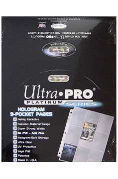 Ultra Pro 9 Pocket Pages (2 1/2 X 3 1/2) (100)