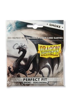 Dragon Shield Sleeves: Perfect Fit Smoke Side Load (pack of 100)