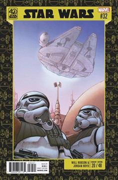 Star Wars #32 Robson Star Wars 40th Anniversary Variant (2015)