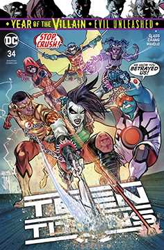 Teen Titans #34 Year of the Villain Evil Unleashed (2016)